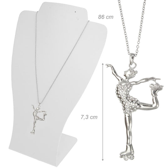 Halskette lang mit Strass - 32342