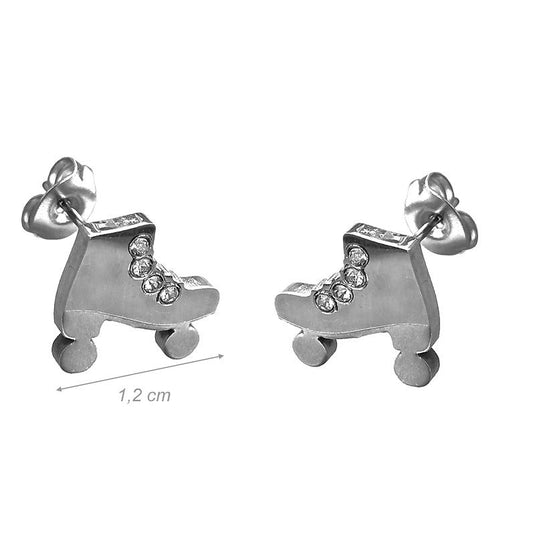 Ohrstecker Rollschuh