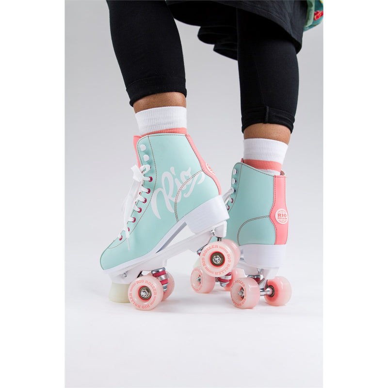 Load image into Gallery viewer, Rio 270 / Rio 275 Script Quad Skate - Grünblau
