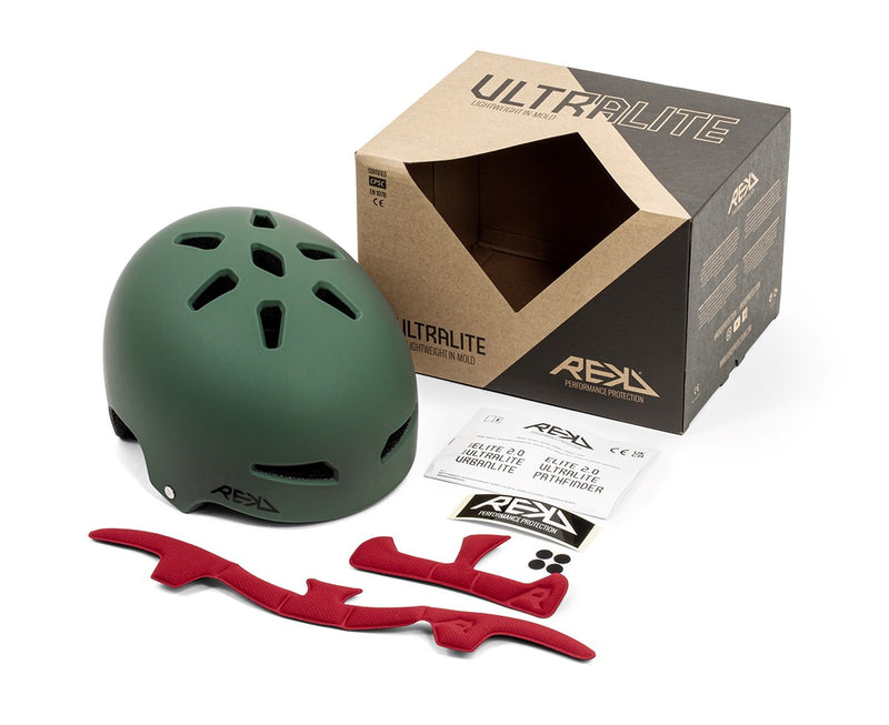 Load image into Gallery viewer, REKD Ultralight in-Mold Helm - grün
