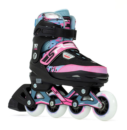 Pixel Adjustable Inline Skates pink
