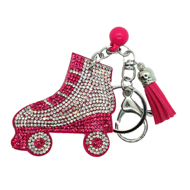 Load image into Gallery viewer, Taschenanhänger "Glitzerrollschuh"
