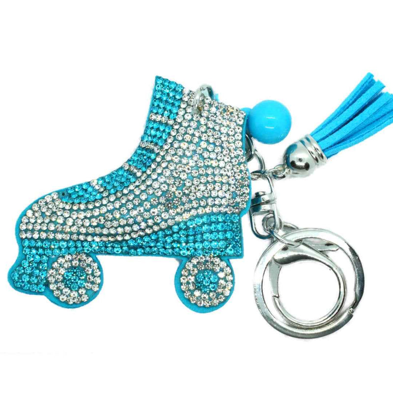 Load image into Gallery viewer, Taschenanhänger "Glitzerrollschuh"
