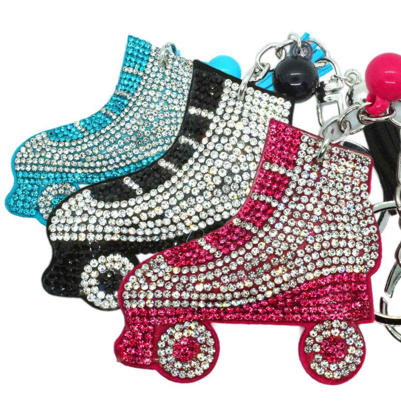 Load image into Gallery viewer, Taschenanhänger "Glitzerrollschuh"
